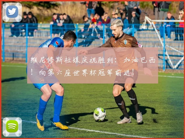 维尼修斯社媒庆祝胜利：加油巴西！向第六座世界杯冠军前进！